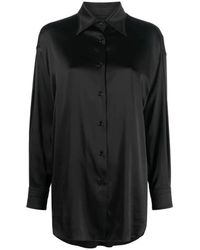 Tom Ford - Overhemden ,Zwart ,Verstelbare Sluiting Dameskleding Shirts - Lyst