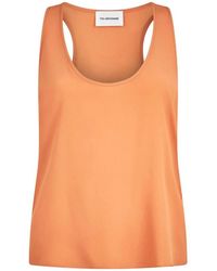 ANDAMANE - Silk-Blend Tank Top - Lyst