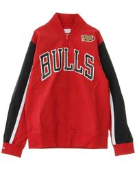Mitchell & Ness - Jassen ,Veelkleurig ,Polyester Nba Hook Shoot Warm Up Jacket - Lyst