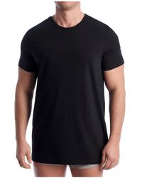 Calvin Klein - Tops ,Zwart ,Katoen Katoenen Stretch T-Shirt Pack - Lyst