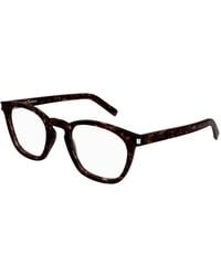Saint Laurent - Optische Schwarze Sonnenbrille Modell 007 - Lyst