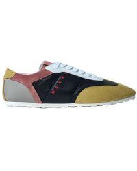 Marni - Schoenen ,Veelkleurig ,Leer Softy Soccer Leather Sneakers - Lyst