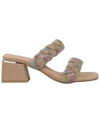 Alma En Pena. - Double Strap Half Sandal - Lyst