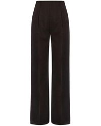 Alberta Ferretti - Broeken ,Grijs ,Pantalone - Lyst