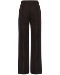 Alberta Ferretti - Wide Trousers - Lyst