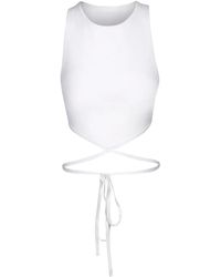 Alice + Olivia - Topwear blanco para mujeres aw 23 - Lyst