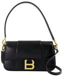 Balenciaga - Schwarze Leder Kleine Schultertasche - Lyst