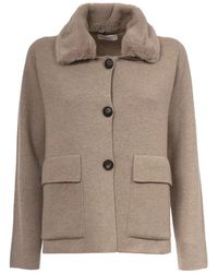 Le Tricot Perugia - Light Jackets - Lyst