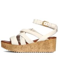 Omoda - Sleehak Sandalen Met Gewatteerde Bandjes - Lyst