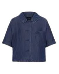 Giorgio Armani - Boxy Crop Shirt - Lyst