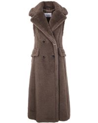 Max Mara - Lang Vest Met Stijl Boario1234 - Lyst