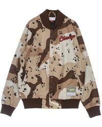 Mitchell & Ness - Jassen ,Veelkleurig ,Polyester Nba Camo Reflecterende Bomberjack - Lyst