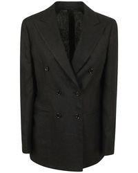 Lardini - Double-Breasted Blazer - Lyst