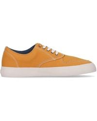 Element - Schoenen ,Oranje ,Nugget Skate Schoenen Vetersluiting Vulcanized Structuur - Lyst