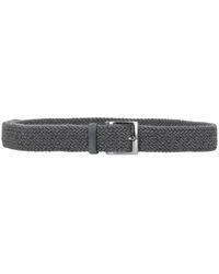 Orciani - Accessoires ,Grijs ,Wol Geweven Wollen Riem - Lyst
