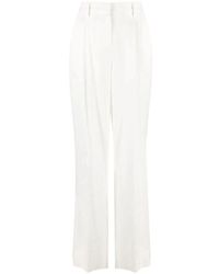 Lorena Antoniazzi - Weiße casual weite hose - Lyst