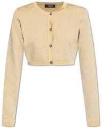 Versace - Truien & Vesten ,Cardigan Met Logo - Lyst