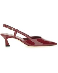 Stuart Weitzman - Schoenen ,Rood ,Leer Vinnie Slingback Pomp - Lyst