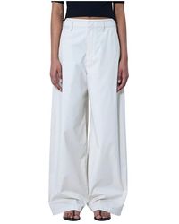 Lemaire - Wide-Leg Tailored Broeken - Lyst