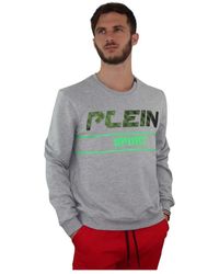 Philipp Plein - Sweatshirt langarm rundhalsausschnitt baumwolle polyester monochrom - Lyst