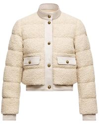 Moncler - Jassen ,Wol Blandy Short Down Jacket - Lyst