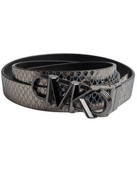 Michael Kors - Wendbarer Schlangentexturgürtel - Lyst