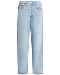 Agolde - Lichtblauwe Straight-Leg Denim Jeans - Lyst