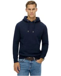 Superdry - Hoodies & Sweatvesten ,Blauw ,Vintage Logo Hoodie - Lyst