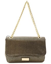 Pompei Donatella - Leder umhängetasche mit logo-futter - Lyst