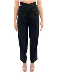 A PAPER KID - Straight Trousers - Lyst