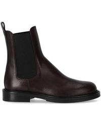 Guglielmo Rotta - Burgundy chelsea boots mit schwarzer elastik - Lyst