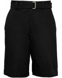Low Brand - Belted Twill Shorts - Lyst