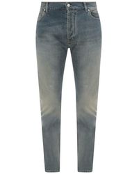 Balmain Slim Fit Jeans - - Heren - Grijs