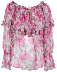 Chloé - Overhemden ,Veelkleurig ,Floreal Shirt - Lyst