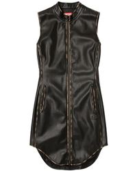 DIESEL - Kleedjes ,Zwart ,Polyester Elegante Nero Jurk Aw 25 - Lyst