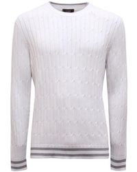 Peserico - Round-Neck Knitwear - Lyst
