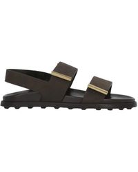 Tod's - Flat Sandals - Lyst