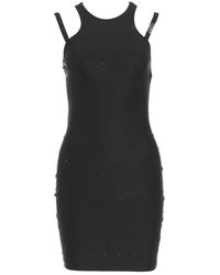 Versace - Schwarzes kleid für frauen - Lyst