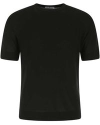 PT Torino - Stilvolles schwarzes baumwoll-t-shirt - Lyst