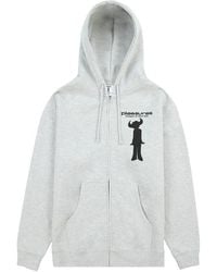 Pleasures - Grauer hoodie zip sweater jamiroquai print - Lyst