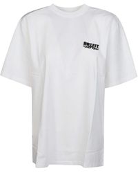 ROTATE BIRGER CHRISTENSEN - Logo-enzym t-shirt - Lyst