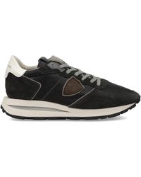Philippe Model - Schoenen ,Zwart ,Suède Trpx Haute Running - Lyst