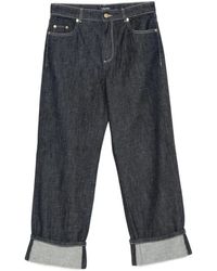 Max Mara - Jeans ,Blauw ,Denim Rechte Broek - Lyst