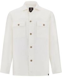 BOGGI - Leinen Camp Overshirt - Lyst