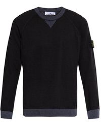 Stone Island - Trui Met Ronde Hals - Lyst