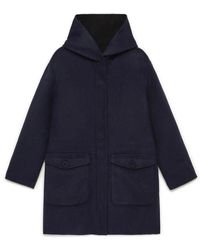 Maliparmi - Jassen ,Blauw ,Wol Double Wool Jacket - Lyst