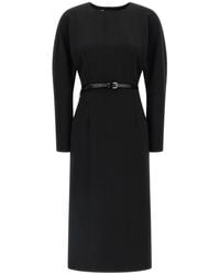 P.A.R.O.S.H. - Phedra Midi Jurk - Lyst