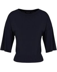 ARMANI EXCHANGE - Round-Neck Knitwear - Lyst