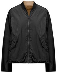 Bomboogie - Jassen ,Zwart ,Nylon Reversible Nylon Jacket - Lyst