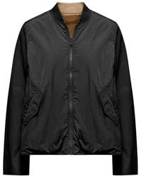 Bomboogie - Jassen ,Zwart ,Nylon Reversible Nylon Jacket - Lyst